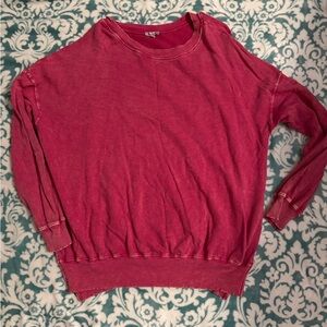 White Birch Pink Sweatshirt